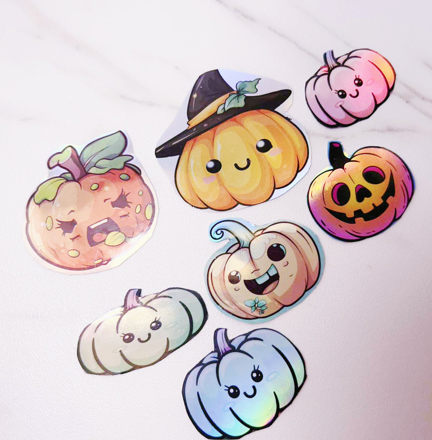 Pumpkin Patch Holo Stickers