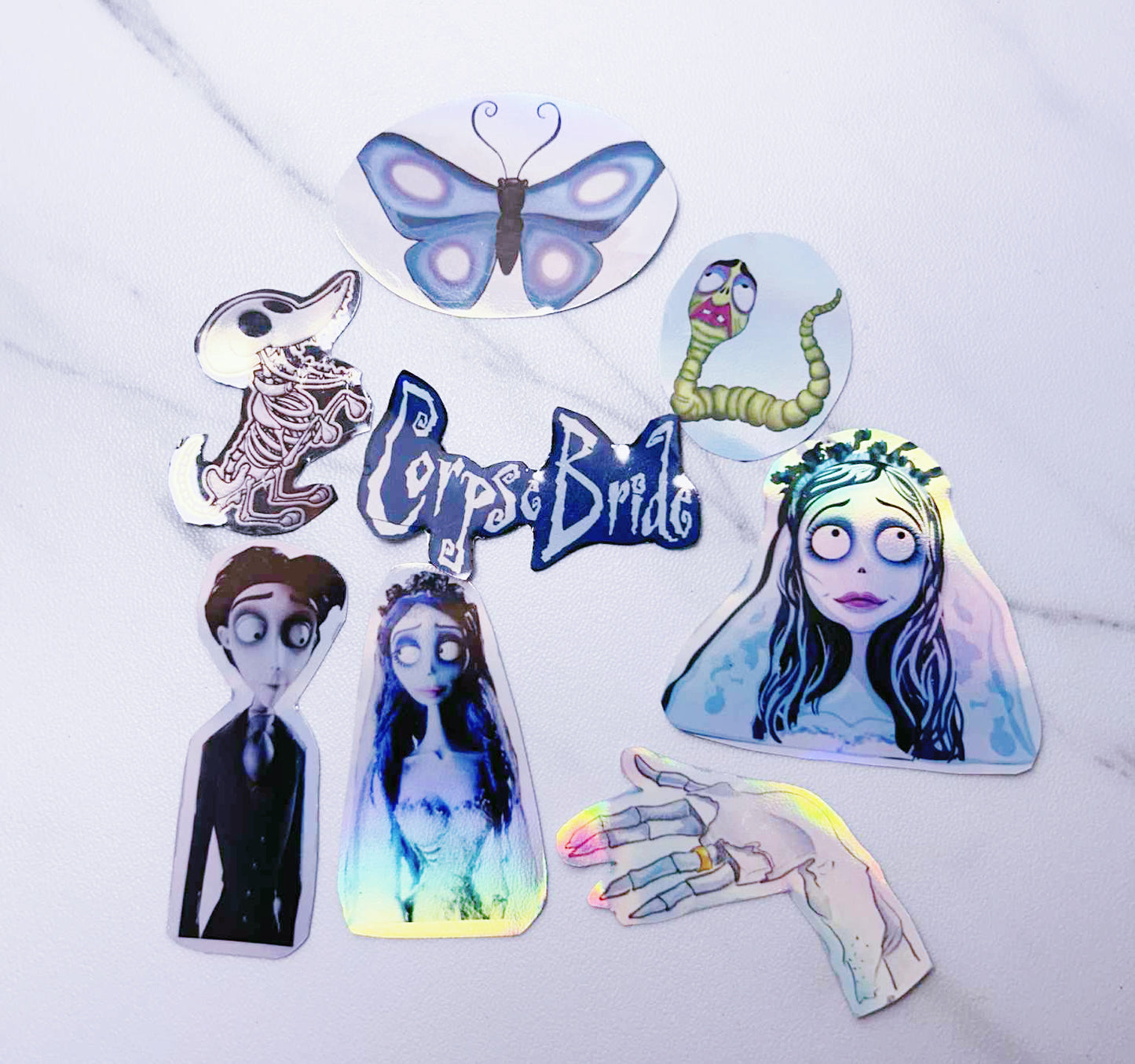 Corpse Bride Holo Stickers