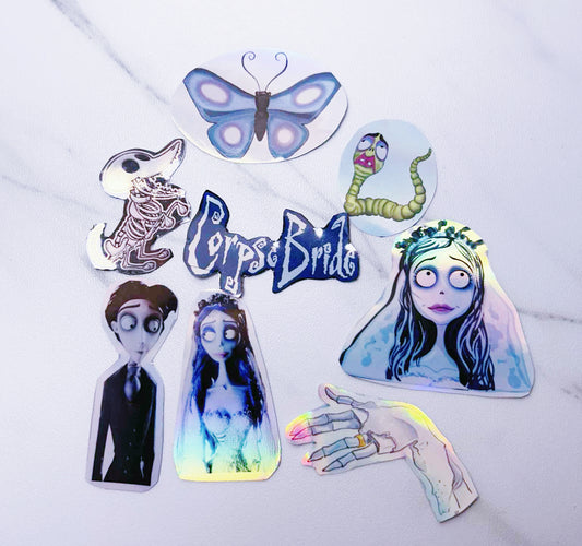 Corpse Bride Holo Stickers